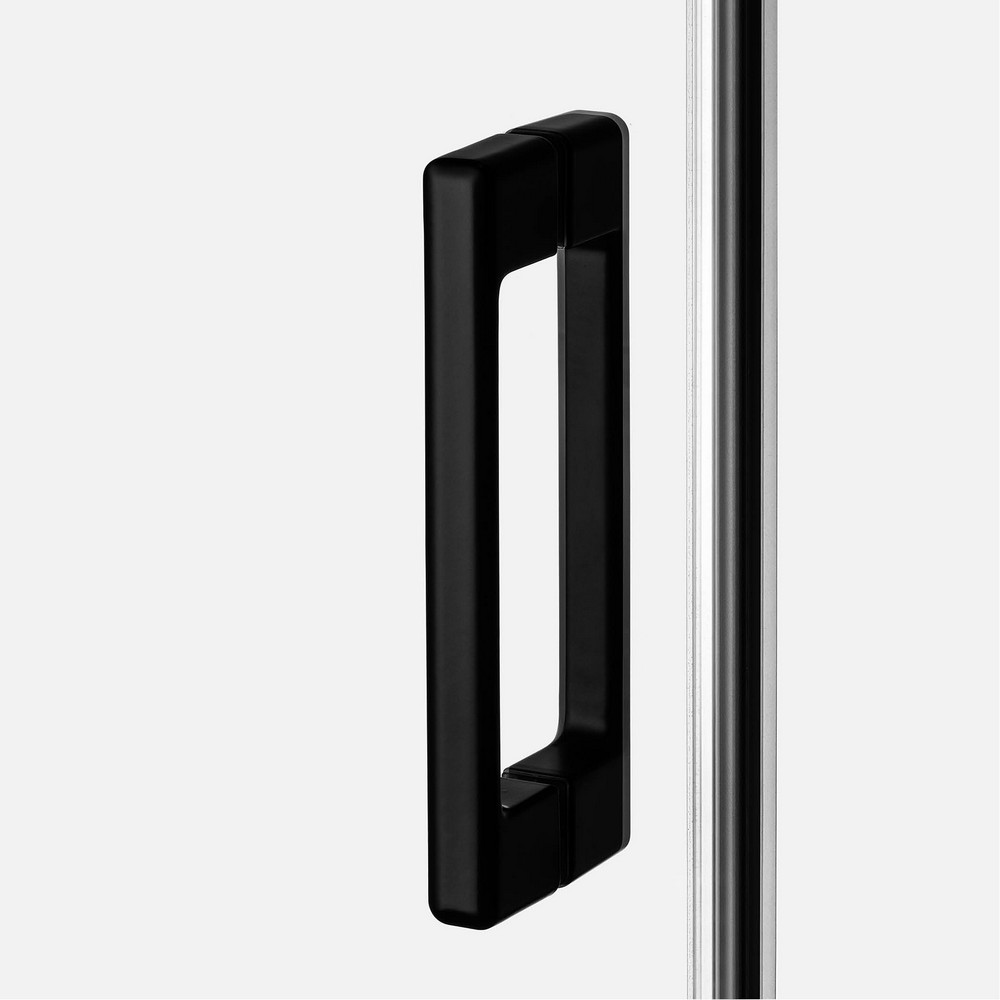 Дверь в нишу NEW TRENDY PRIME BLACK 190x200 D-0346A (черный)