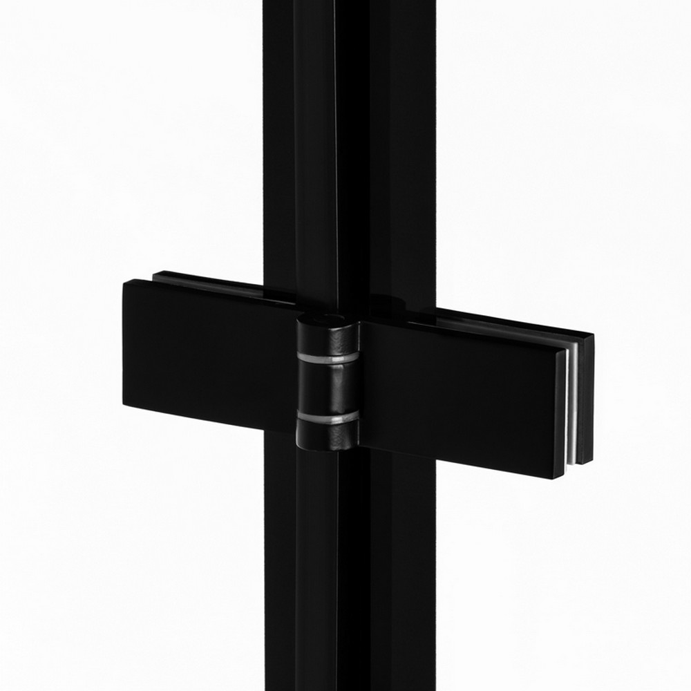 Шторка для ванны NEW TRENDY SUPERIA BLACK 100 см P-0054 L (черный)